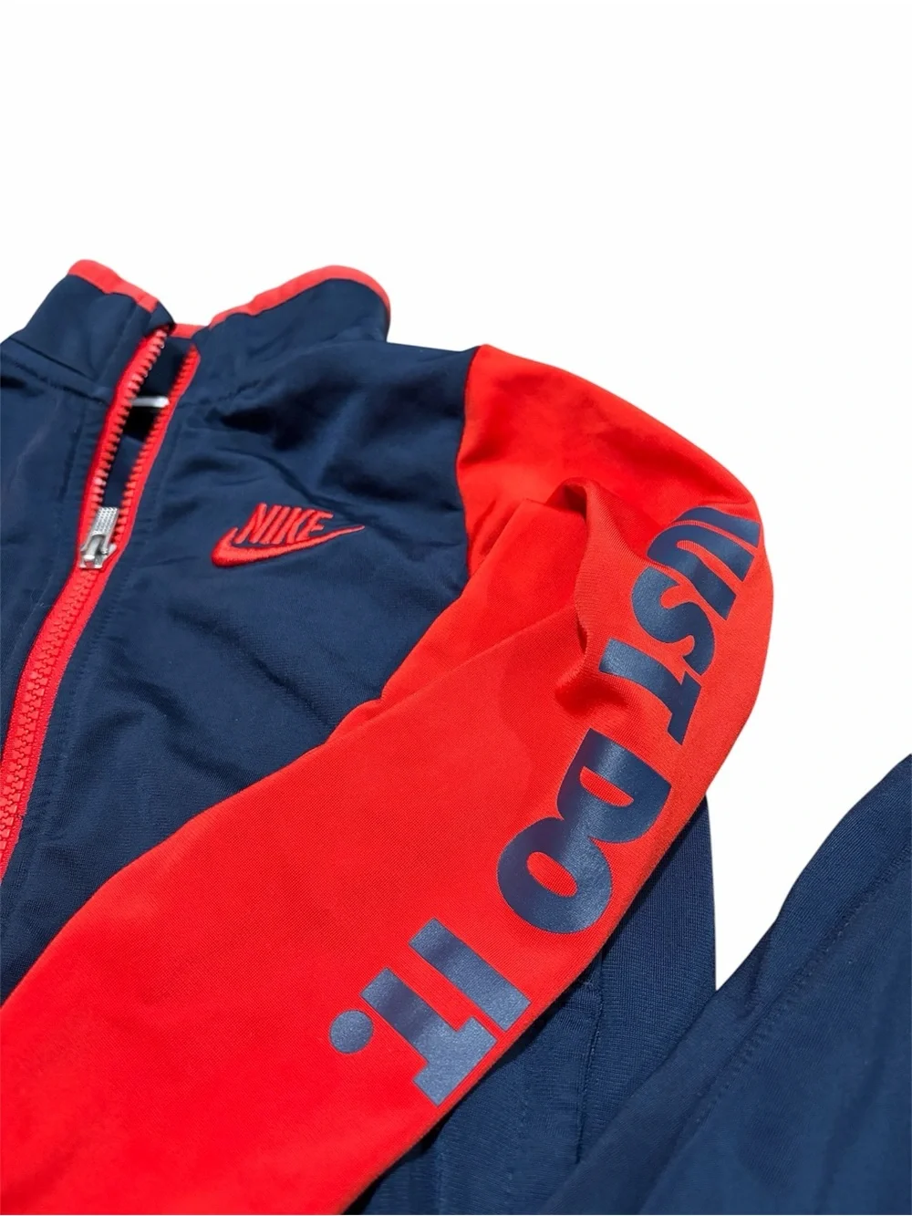 Nike 2-Piece Tracksuit Set 4T Blue & Red Toddler Outfit – Excellent Condition - Picture 3 of 5